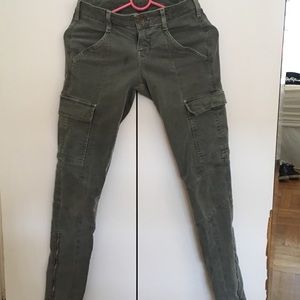 J Brand fitted women cargo pants